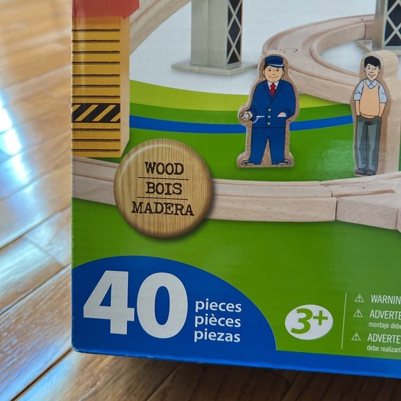 Imaginarium EXPRESSION Wooden City Train Set,Compatible w/Thomas, Friends & Brio - Picture 2 of 7